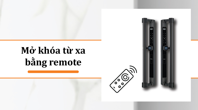 Demax SL808 BN LUX APP Wifi - Mở khóa từ xa bằng remote